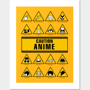 Anime Signs - Caution Posters and Art